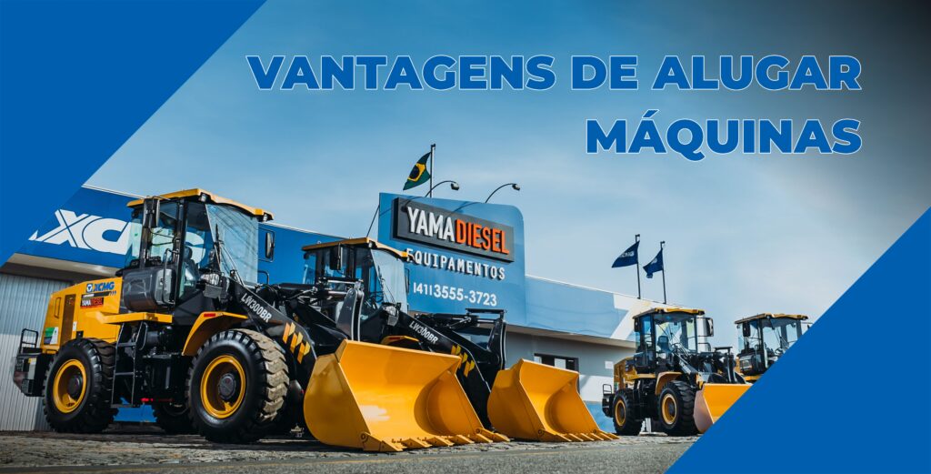 Quais as vantagens de alugar máquinas e equipamentos?